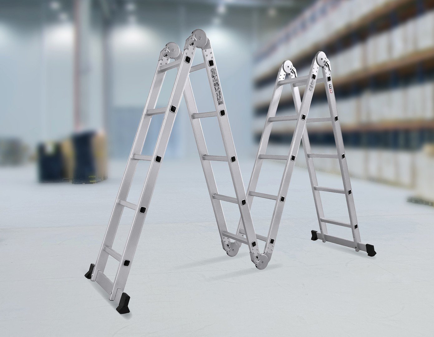 Tools 5.8m Multipurpose Ladder Aluminium