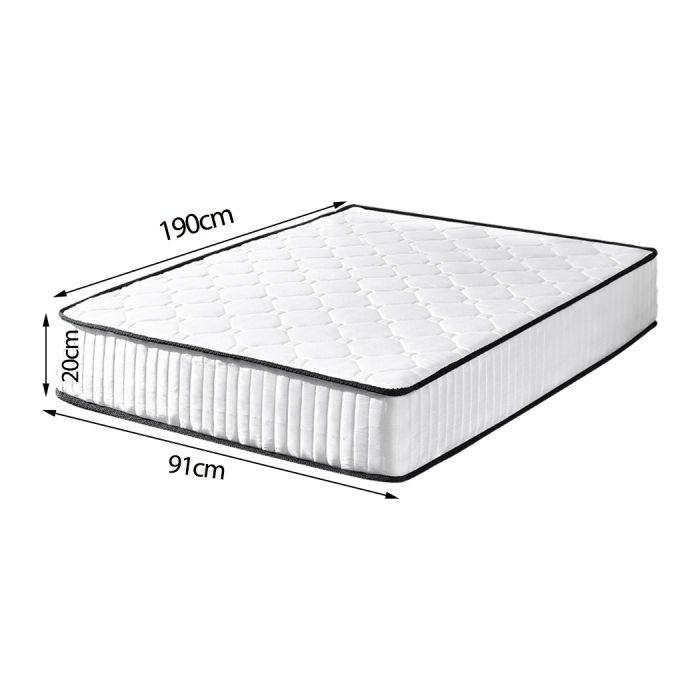5 Zoned Pocket Spring Bed Mattress in Single Size