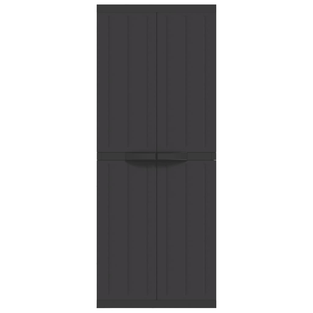 Outdoor Storage Grey and Black Cabinet