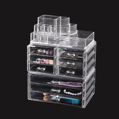 beauty products 9 Drawer Cosmetic Makeup Organizer Jewellery Storage Box