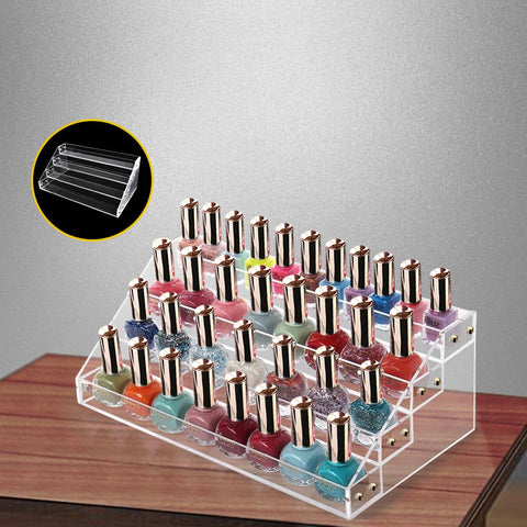 Beauty Products Acrylic Nail Polish Cosmetics Display Stand Rack Organiser