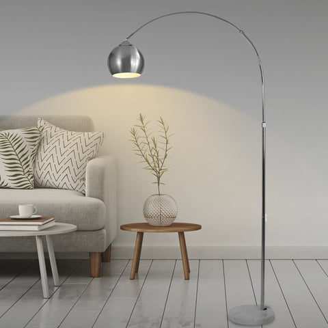 Stand Light Adjustable Indoor Marble Base Floor Lamp