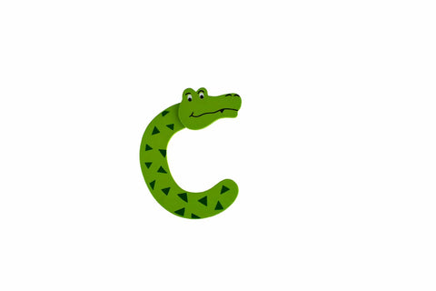 Animal Letter C Green
