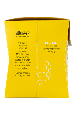 Premium Australian Manuka Honey Sachets with MGO 263