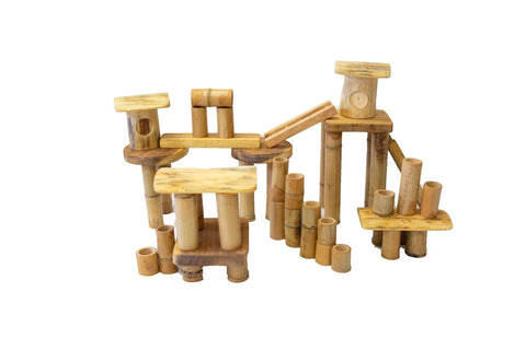 Toys Bamboo building set 50 pcs