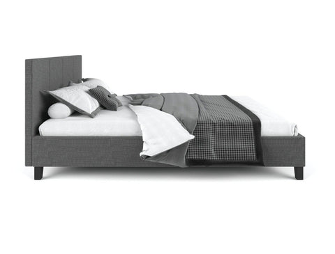 Bed frame charcoal queen