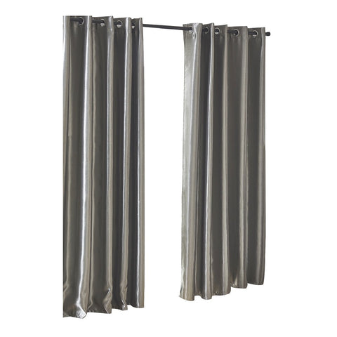 Bedroom Blockout Curtains Grey 140CM x 230CM