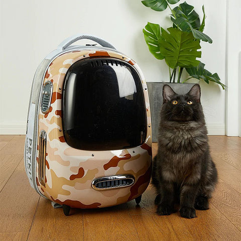 Breezy 2 - Smart Cat Backpack - Desert Camon