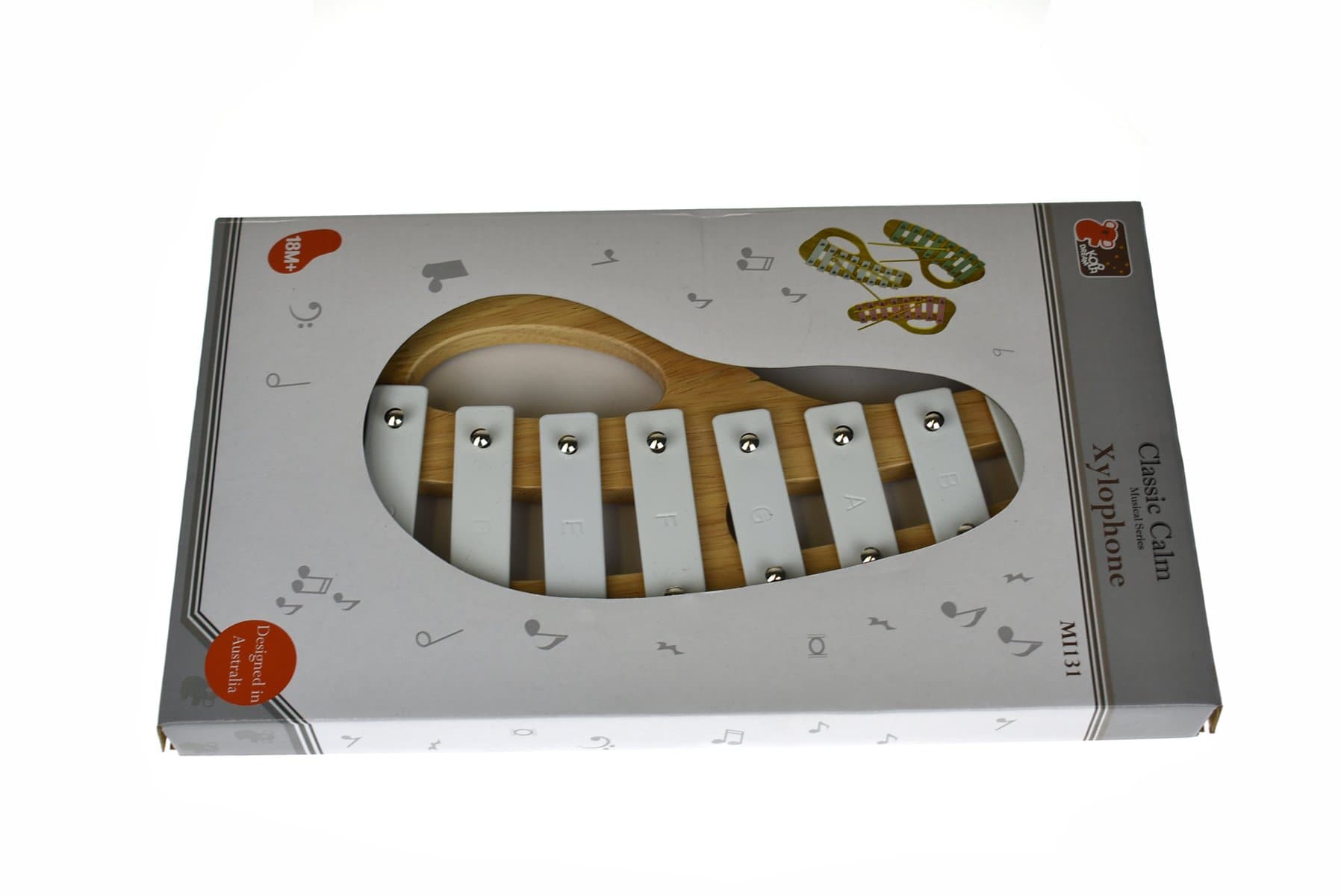 toys for infant Classic Calm Wooden Xylophone Casper White