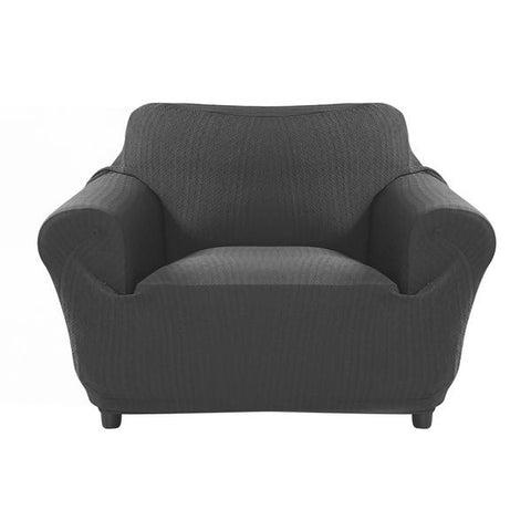 living room Couch Covers 1-Seater Dark Grey