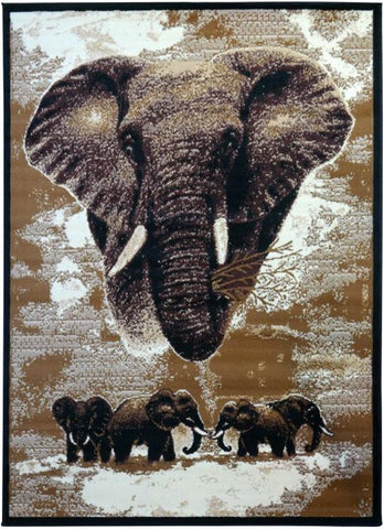 idropship table 6 Dark elephant modern quality rug b24630/904