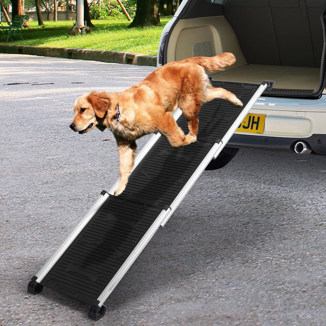 Pet Products Dog Ramp Pet Stairs Steps Ramps Ladder Foldable Portable Aluminum Non-slip