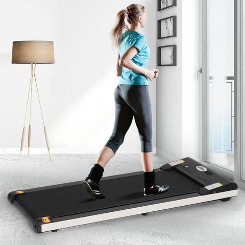 Folding Electric Treadmill Walking Pad Home Office Gym Fitness Remote Control