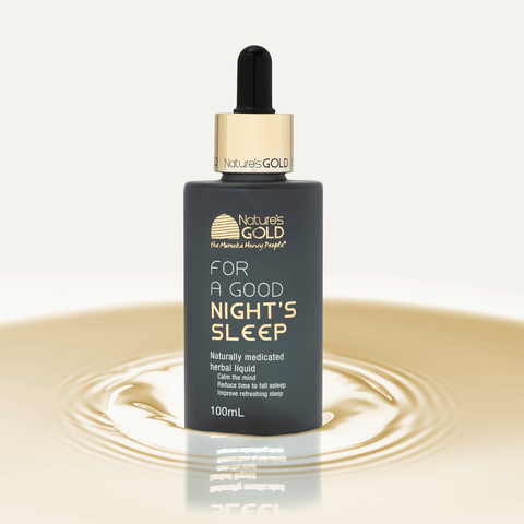 FOR A GOOD NIGHT'S SLEEP WITH MANUKA HONEY