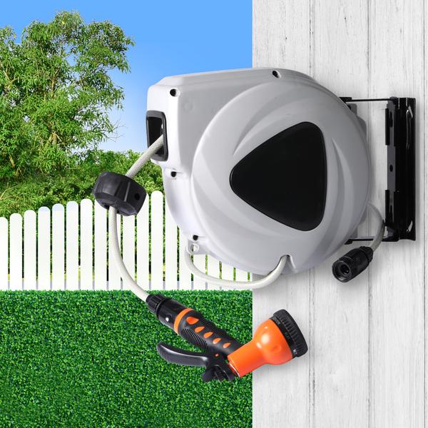 tools & accessories Garden Hose Reel Retractable Spray Gun
