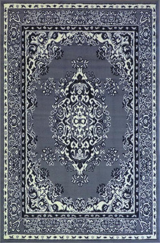 idropship table 6 Grey traditional quality rug b17135/506