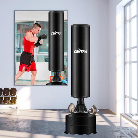 High-density PU leather Boxing Punching Bag Dummy UFC Kick Training 170cm