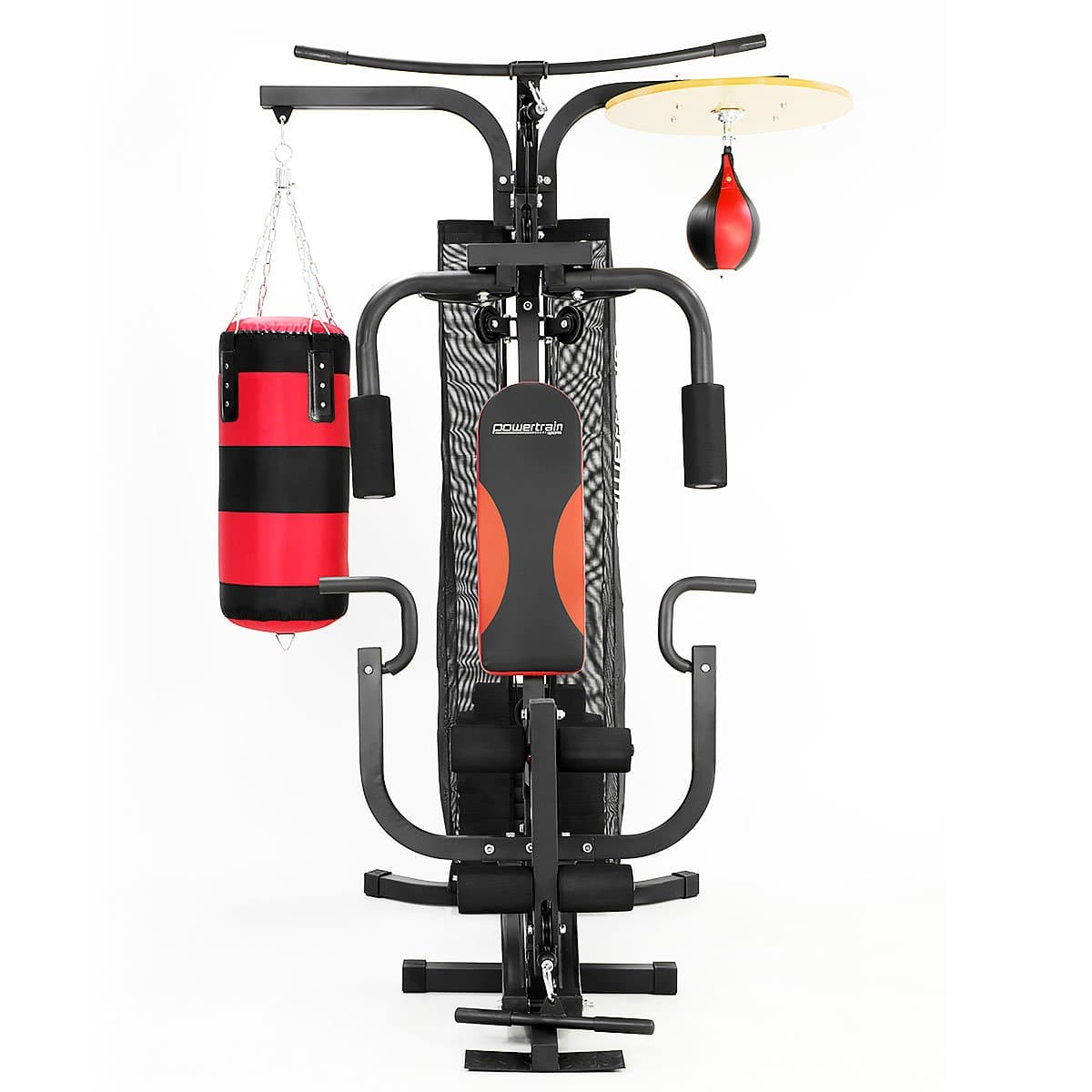 Home Gym Multi Station with Boxing Punching Bag Speed Ball Powertrain