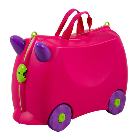 Kiddicare Bon Voyage Kids Ride on Travel Bag Pink