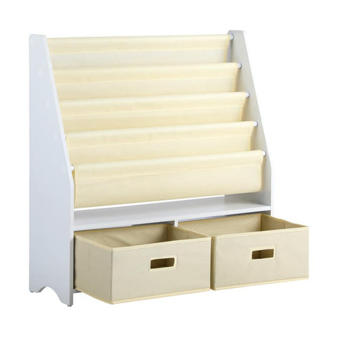 Kids Bookshelf Bookcase Children Toys Storage Shelf Rack DIY Organiser