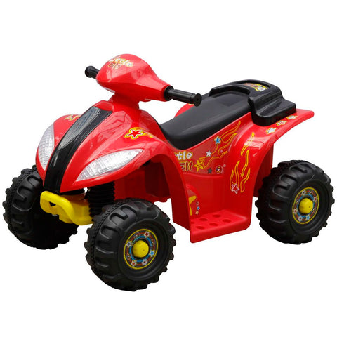 Kids Quad Bike Electric Red & Black