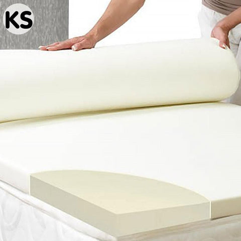 Laura Hill High Density Mattress foam Topper 7cm - King Single