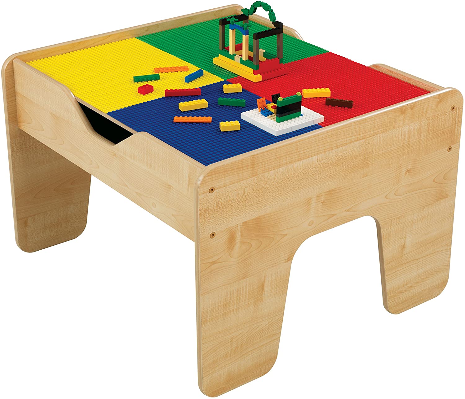 Lego Compatible 2 In 1 Activity Table For Kids Natural on Afterpay ZipPay LayBuy Klarna Simple deals