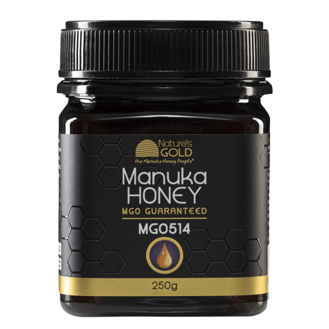 MGO 514 - 100% RAW AUSTRALIAN MANUKA HONEY - High strength to help fight infection taken orally or applied topically