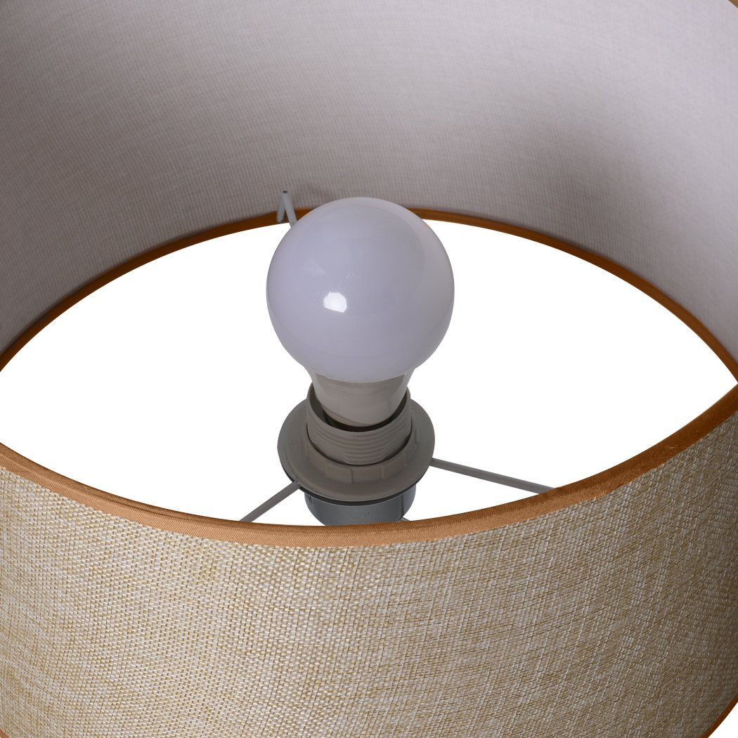 Stand Light Modern LED Floor Lamp Stand Reading Light -Yellow beige