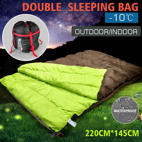 Mountview Sleeping Bag Double Bags Outdoor Camping Hiking Thermal -10℃ Tent Sack