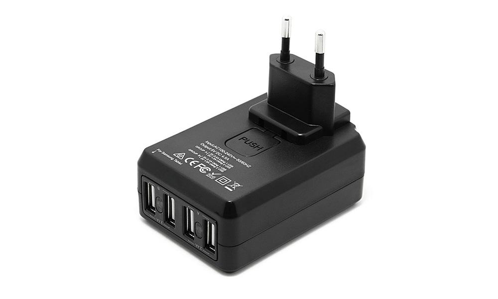 Battery Chargers & Power Mozbit 4.5A 4-Port USB Travel Wall Charger