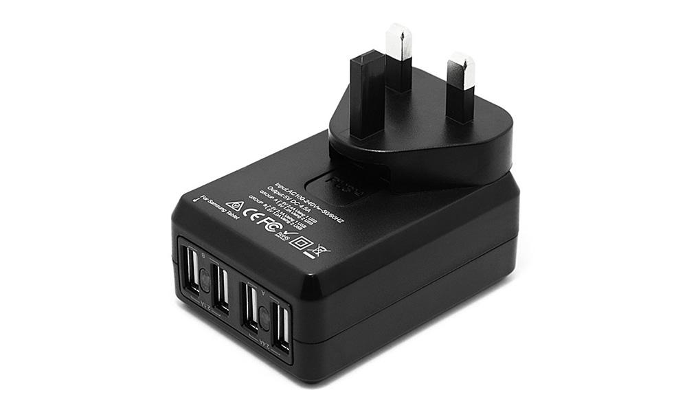 Battery Chargers & Power Mozbit 4.5A 4-Port USB Travel Wall Charger