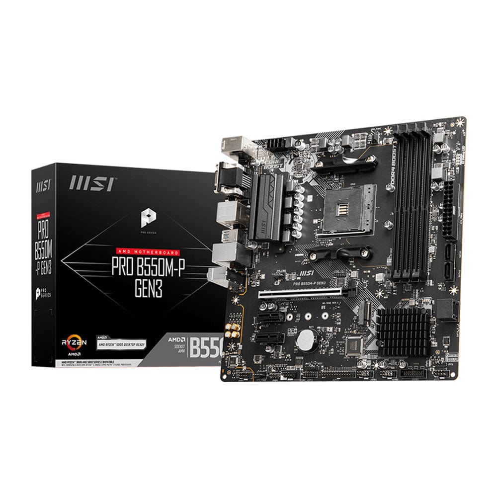 MSI motherboard B550 4xDDR4 mATX