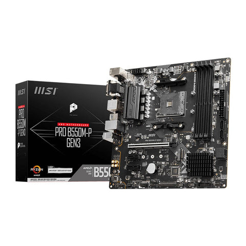MSI motherboard B550 4xDDR4 mATX