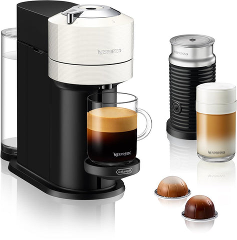 Nespresso coffee machine bundle (white)