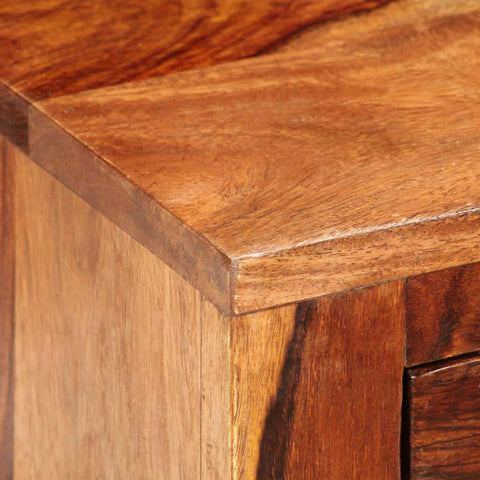 Nightstand With 1 Drawer Solid Sheesham Wood