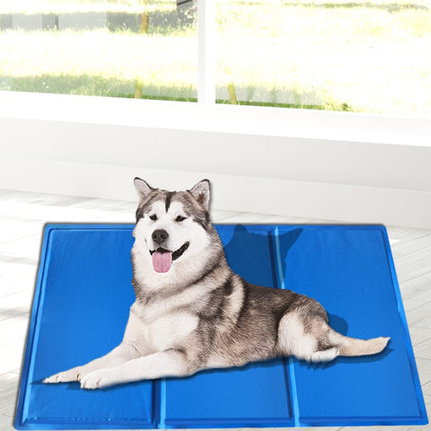 pet products Pet Cooling Mat Gel Mats Bed Cool Pad Puppy Cat Non-Toxic Beds Summer Pads 90x60