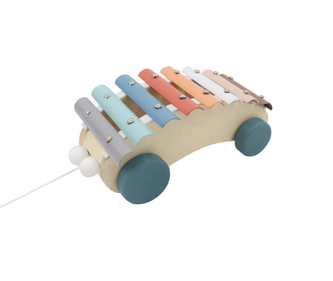 Pull A Long Xylophone Car