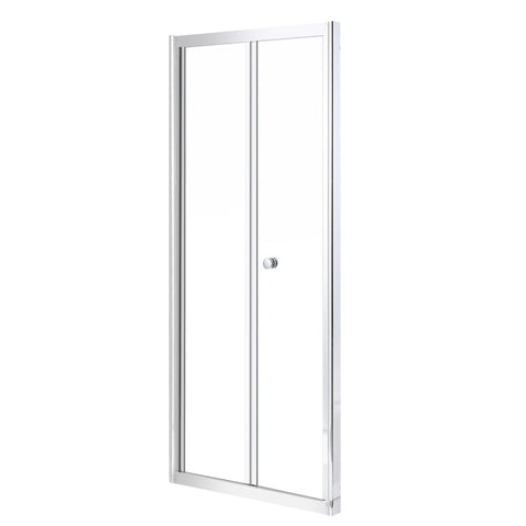 bathroom Shower Screen Door Enclosure Glass Panel Foldable 760X1900Mm