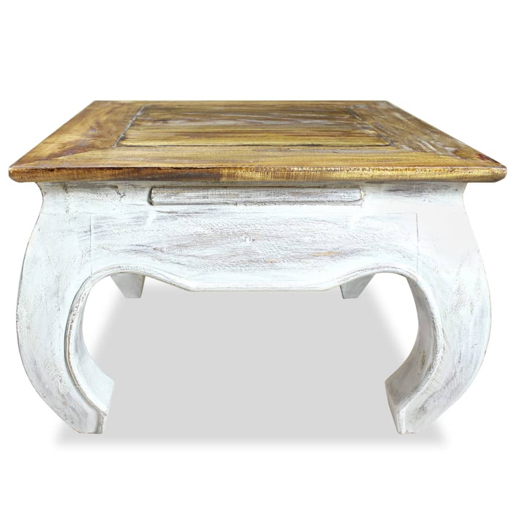 Side Table Solid Reclaimed Wood 50x50x35 cm