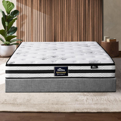 Simple Deals Mattress Breathable Luxury Bed Bonnell Spring Foam Medium 22cm