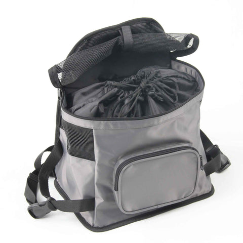 Small Pet Backpack Carrier - Dog Cat Puppy Travel Bag with Front Mesh
