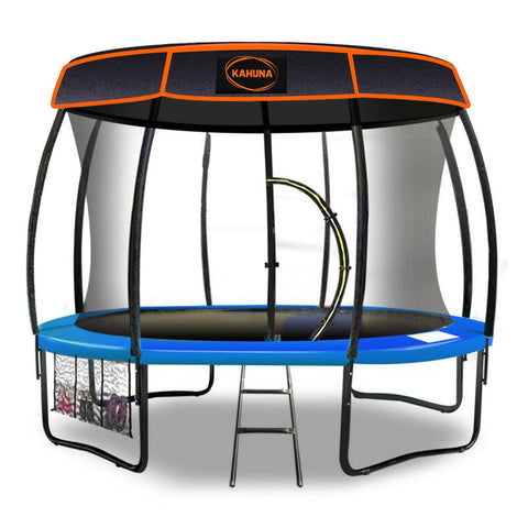 Trampoline 16 ft with Roof - Blue