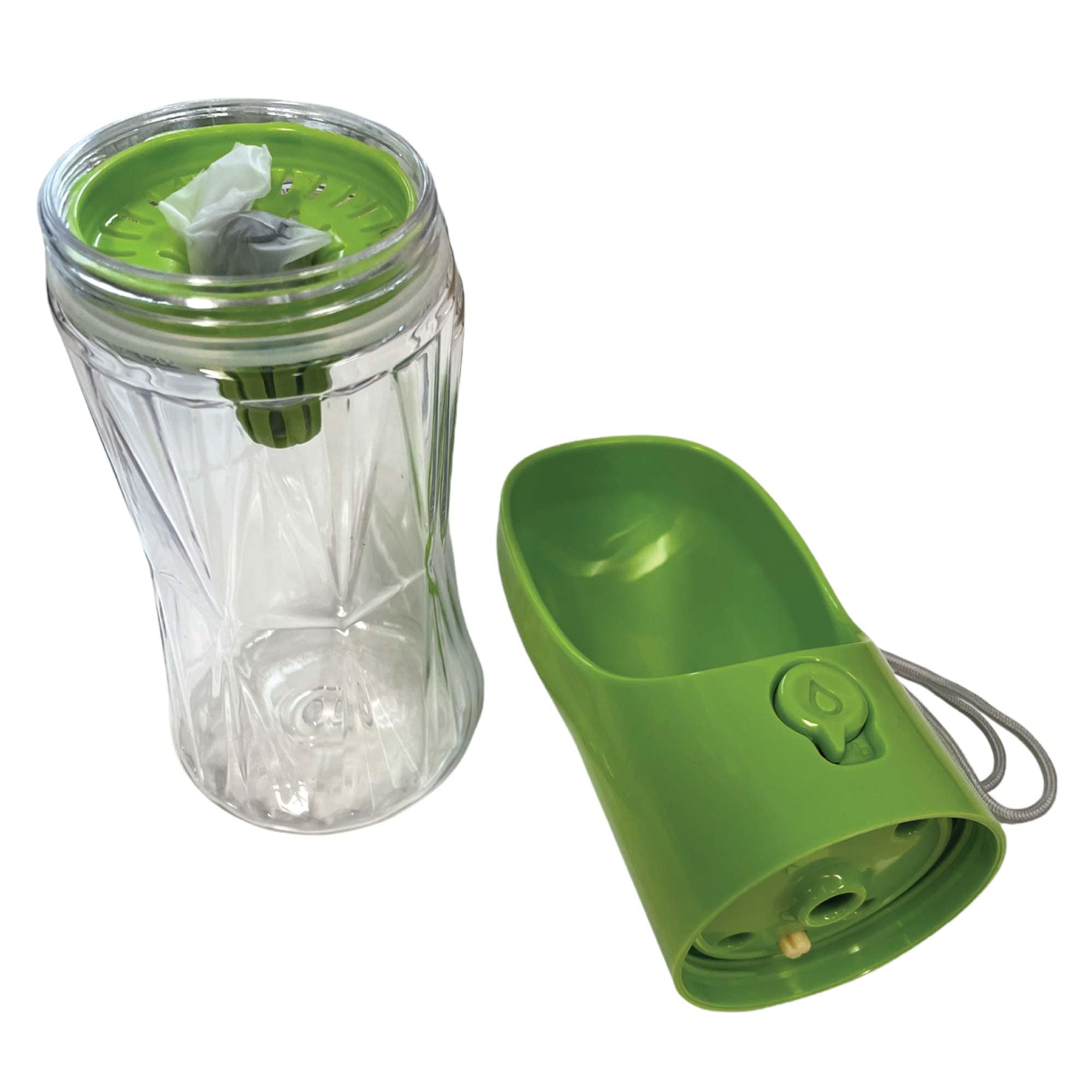 Travel-Friendly 380ml Pet Water Bottle with Filter - Perfect for Dogs & Cats