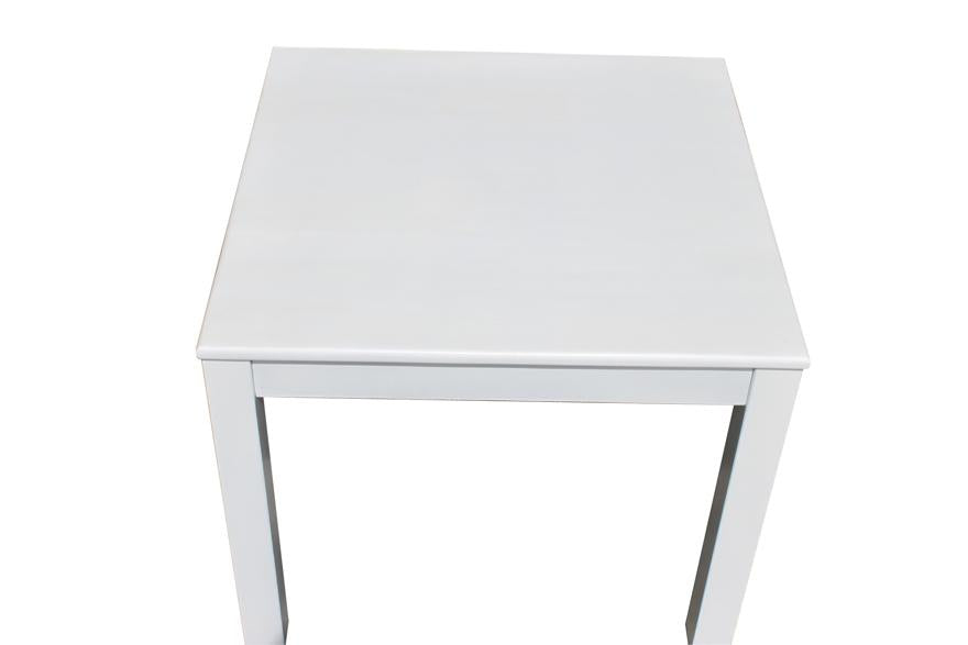 New Arrivals White Square Table