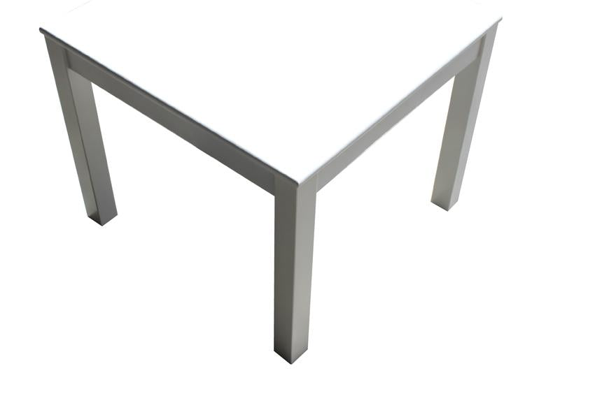 New Arrivals White Square Table