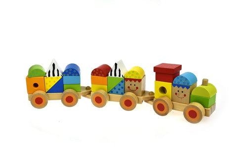 toys for infant Wooden Stacking Train