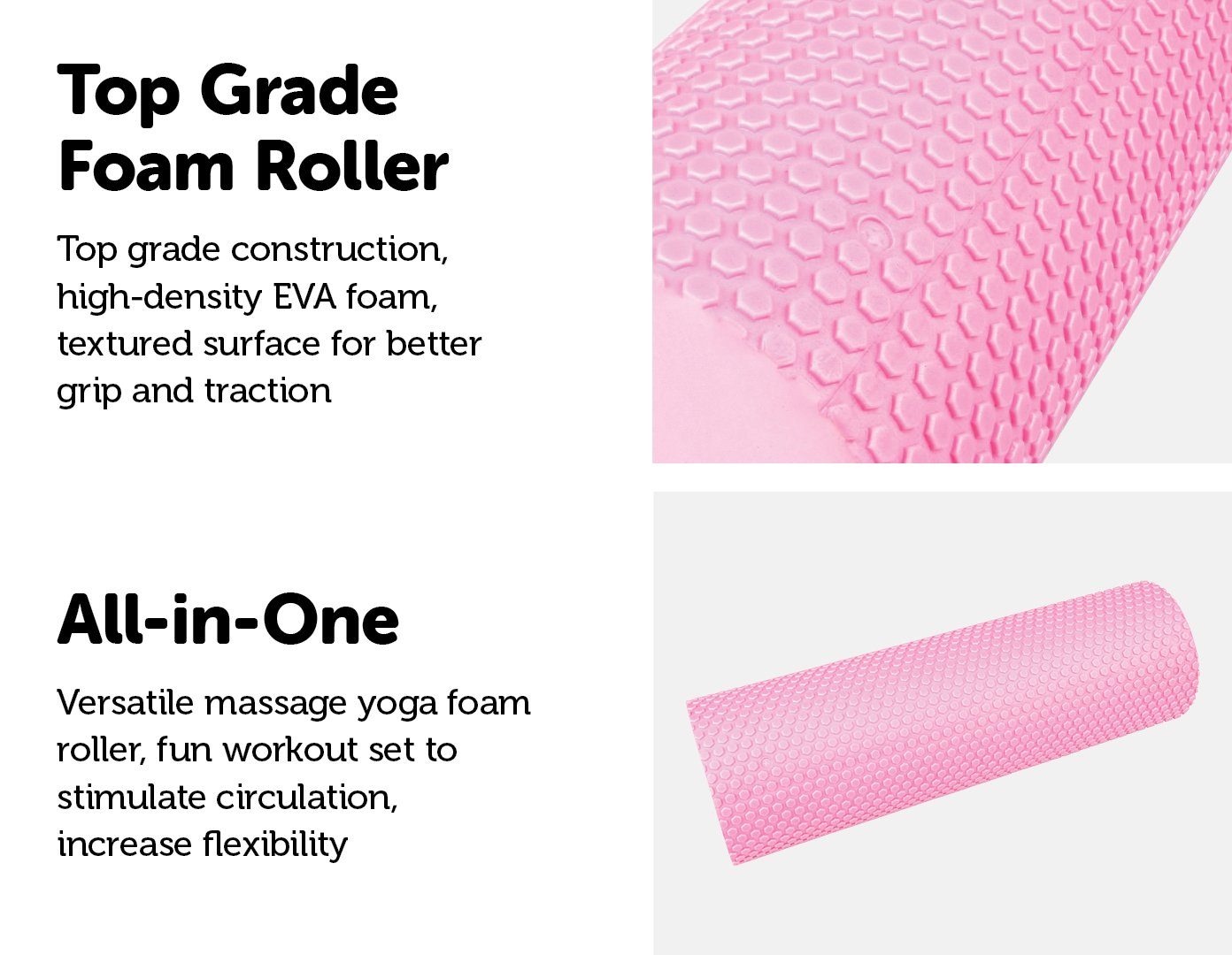 Fitness Accessories Yoga Foam Roller 45 x 15 cm