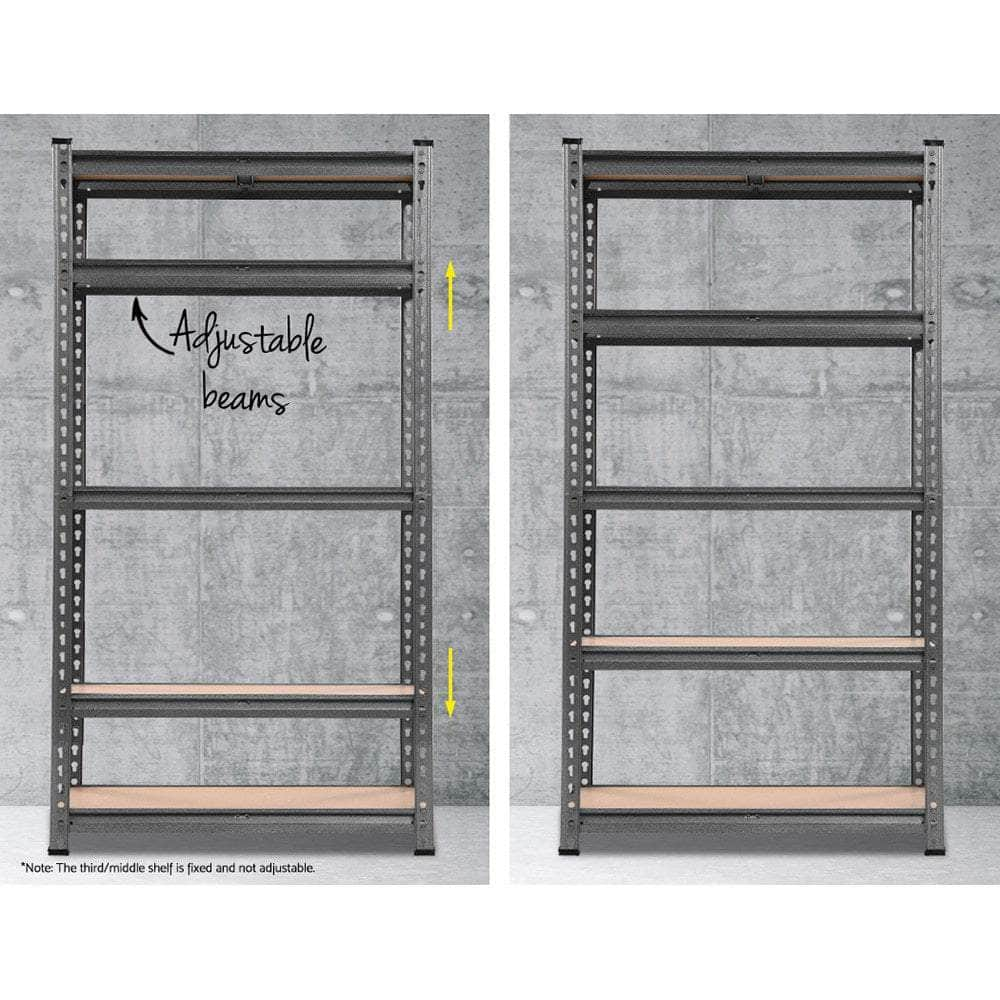 0.7M Metal Steel Warehouse Shelving Racking Garage Storage Shelves Racks