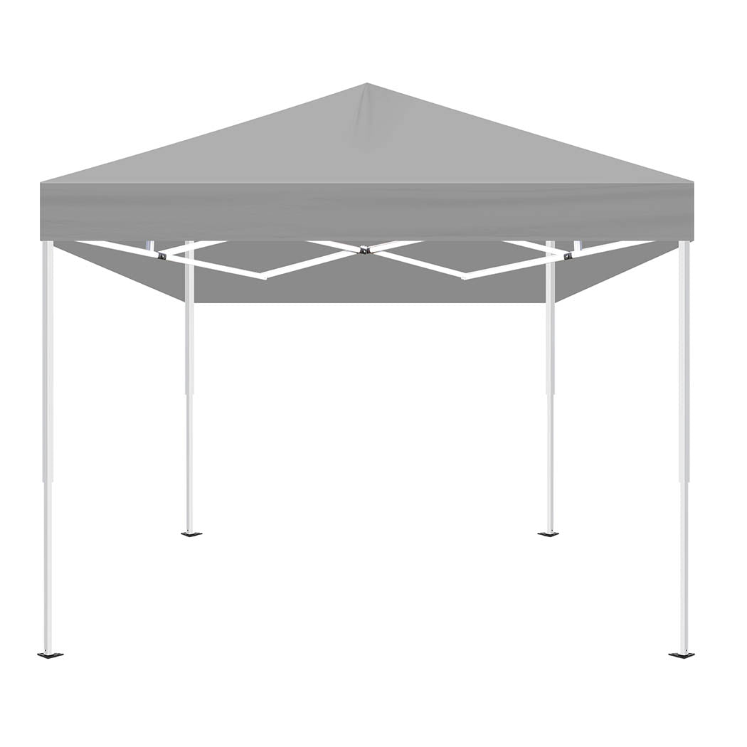 Grey Pop Up Gazebo 3x3m 3x3cm